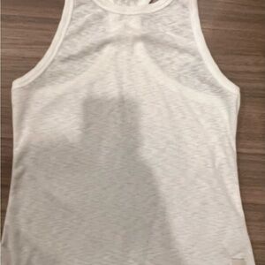 Vuori White Sleeveless Tank Top